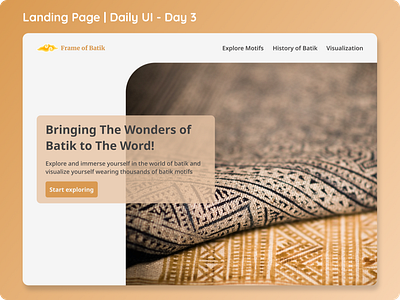 Landing Page - Daily UI - Day 3