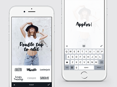 AppForType v1.5 Fonts app application calligraphy icon instagram interface ios iphone type ui ux