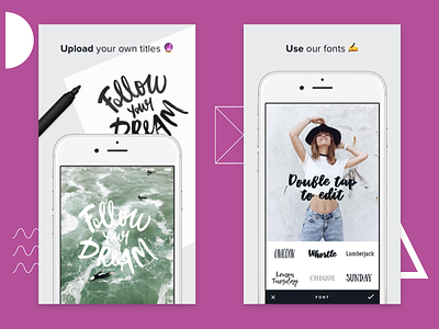 AppForType Top Features android application calligraphy icon instagram interface ios iphone text type ui ux
