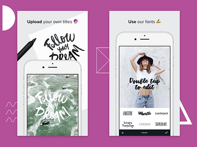 AppForType Top Features android application calligraphy icon instagram interface ios iphone text type ui ux