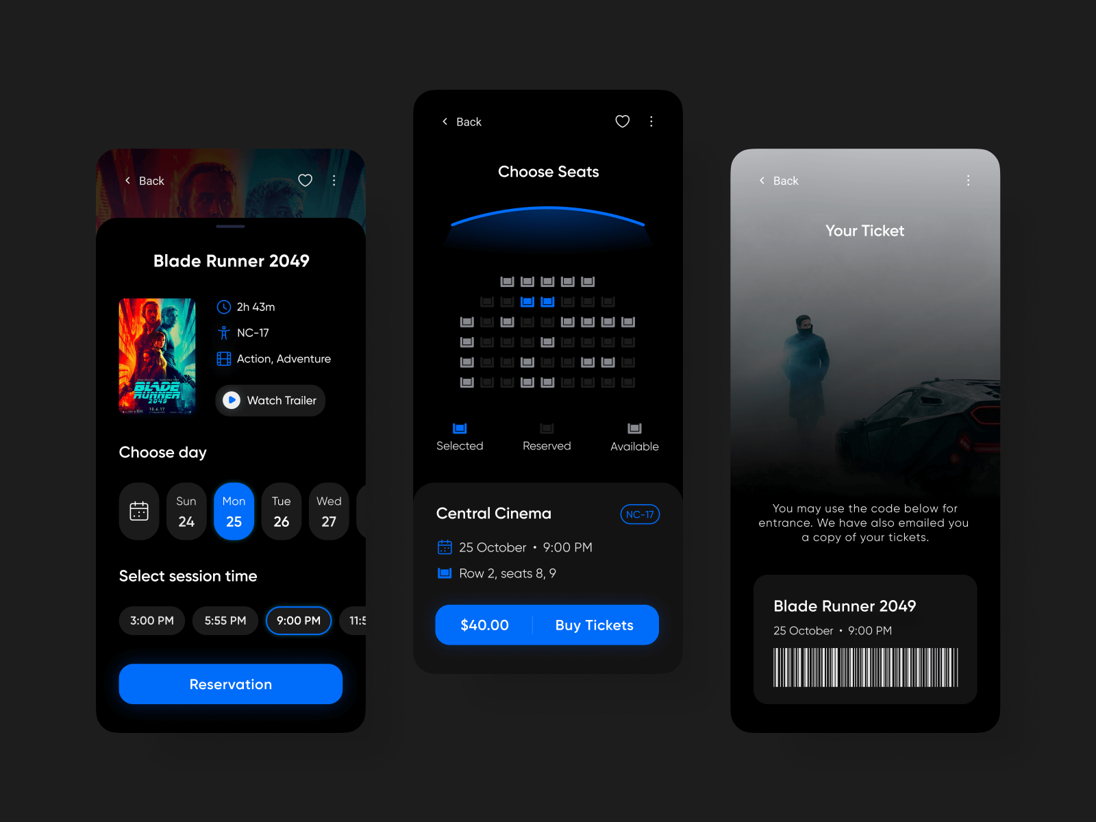 Cinema App by Ann Bayda on Dribbble is cinema free app legal