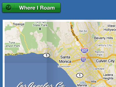 Where I Roam los angeles web design