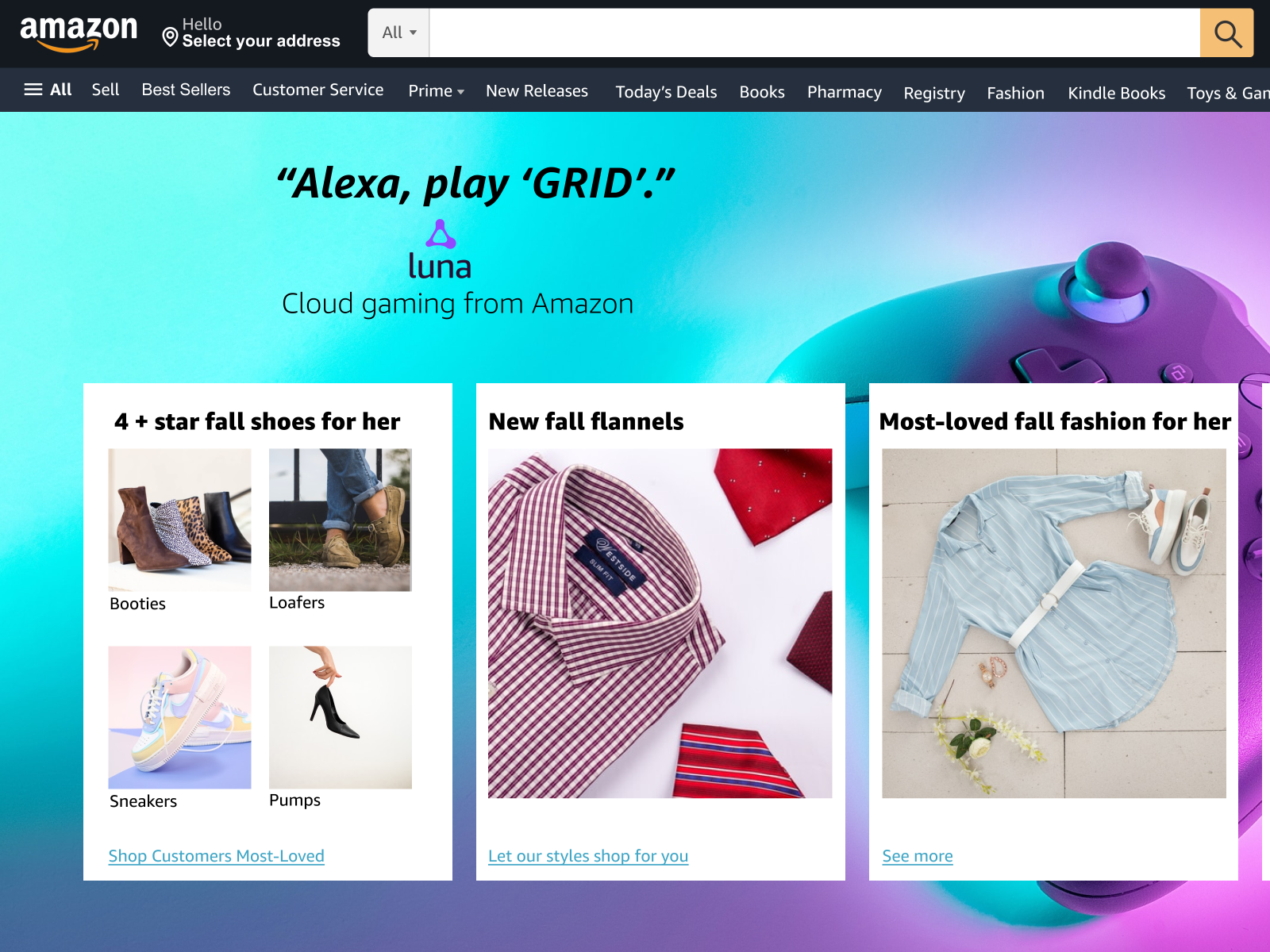 Amazon site Design by Shruti on Dribbble