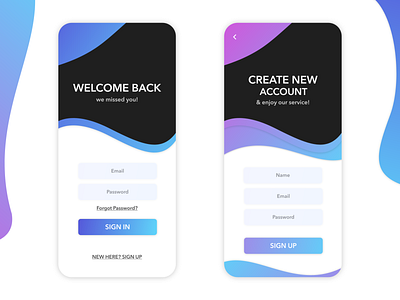 DAILY UI 1 | sign in/up concept