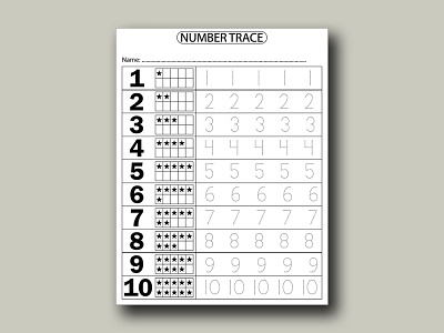 Number Tracing for Amazon KDP