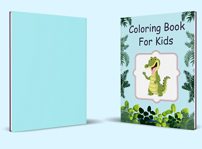 Simple Kids Coloring Book Cover Design book cover children book design coloring book cover design design graphic design illustration instagram post instagram post design kids book cover