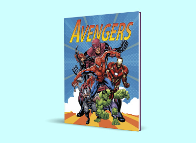 Comic coloring book cover design book book cover children book design children book illustrator coloring book cover design design graphic design illustration instagram post instagram post design kids kids coloring book kids coloring book cover