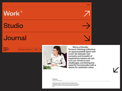PRB Architects — Site Launch adobe xd architects architecture branding colour grid layout logo menu minimal nav studio typography ui ux web design website