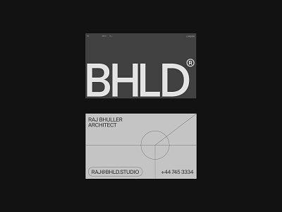 BHLD Architects — Cards brand idenity brand presentation branding business cards cards deck design geometry grid illustration layout logo print shapes type typography ui