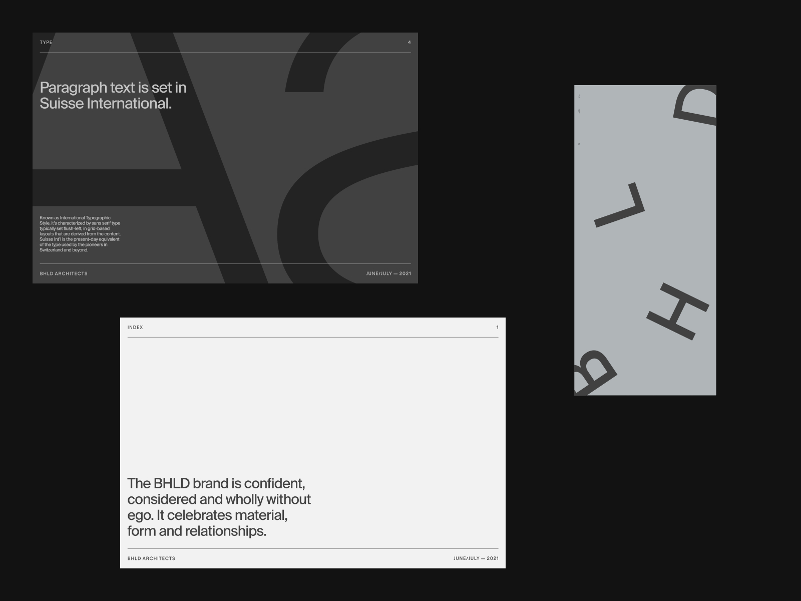 BHLD Architects — Identity by Isaac Powell on Dribbble