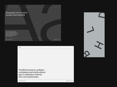 BHLD Architects — Identity brand branding cards colour deck design grid idenity illustration layout logo presentation type typography ui