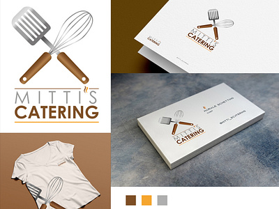 Logo para Mitti´s catering branding design graphic design logo typography ve vector