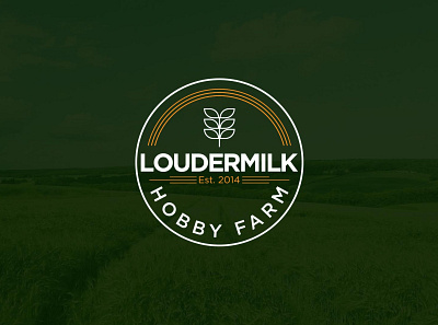 Loudermiilk Hobby Farm app branding design icon illustration logo typography ui vector