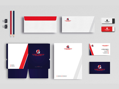 Global American Transport - Brand Identity design