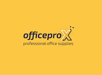 officeproX Logo design design graphic design logo typography vector