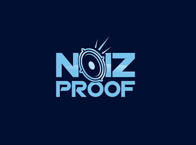 Noiz Proof (DJ logo) design graphic design logo typography