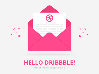 Hello Dribbble! debuts design dribbble first hello shot