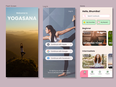 Yogasana - The Yoga App UI Kit