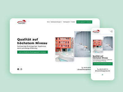 Websiteconcept for a customer