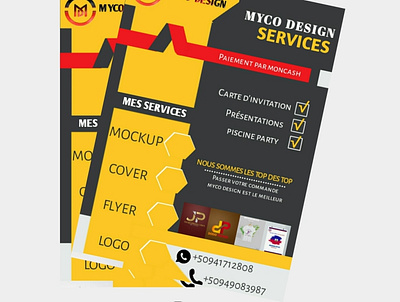 Design service flyer cover