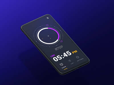 Timer - 0014 app app design counter dailyui design grid guage gui hud icon interface london timer ui ux web