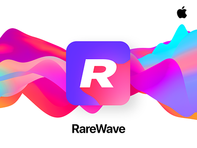 RareWave App app app design clean design grid icon interface minimal music app typogaphy ui ux