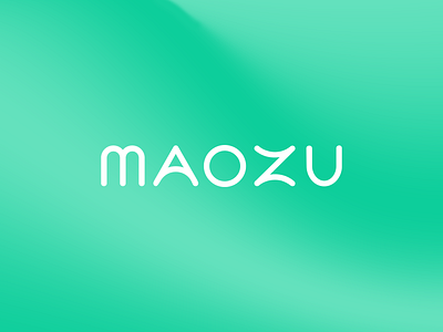 Maozu Logotype branding design logo typography