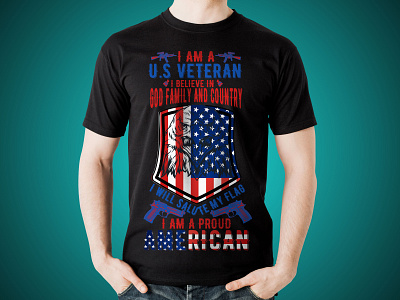I AM A U.S VETERAN T-SHIRT tshirt design tutorial
