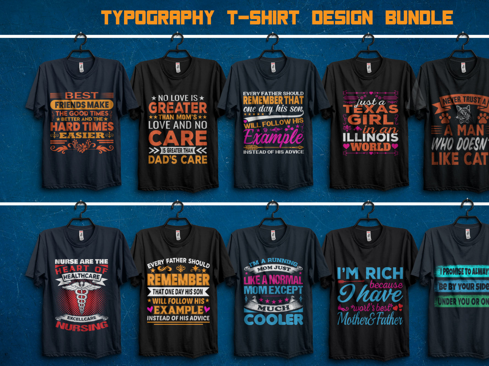 Typography T-shirt Design bundle by Sujan miah on Dribbble