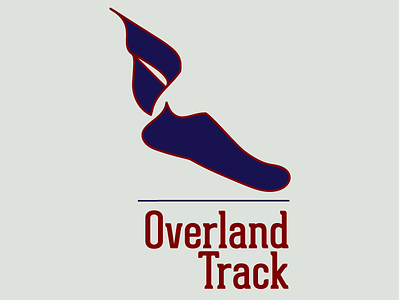 Overland Track Logo brand logo running track track and field track club winged foot