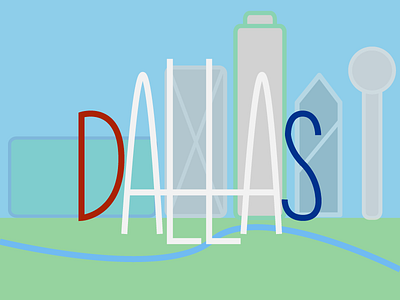 Simple Dallas Skyline