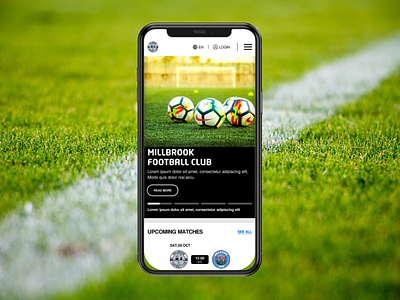 Football club mobile version