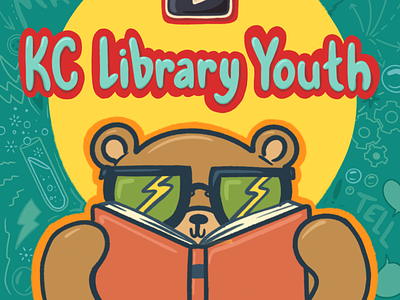 KC Library Youth YouTube Design childrens art digital design graphic design procreate