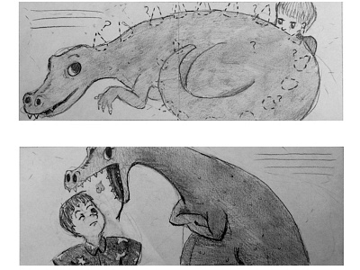 Luke's Lizard Storyboard