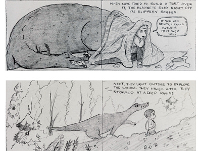 Luke's Lizard Storyboard