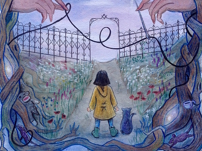 Coraline Cover Design (Bottom Half)