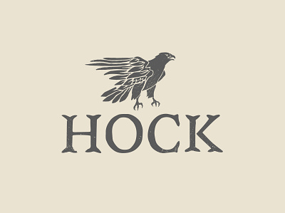 Hock Logo branding design graphic design icon illustration logo minimal typography vector web