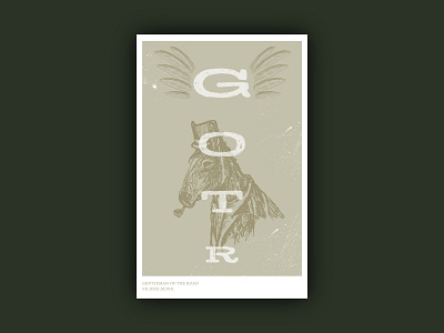 Gentleman of the Road branding design graphic design illustration logo typography vector