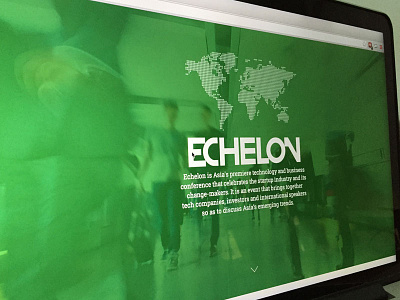 Echelon Landing Page landing page website