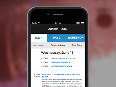 Agenda agenda ios mobile