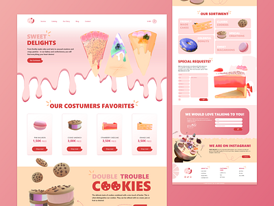 SWEET DELIGHTS - Landing page