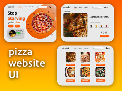 🍕Pizza Website UI