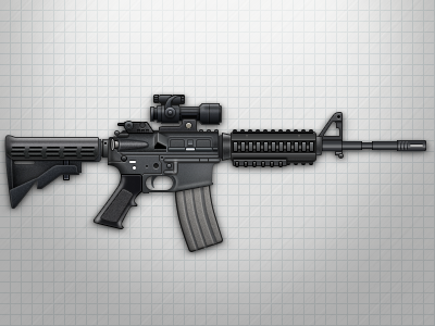 M4a1 assault gun m4a1 rifle weapon
