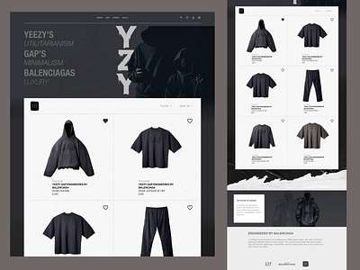 Fashion Retail Concept for YZY Collab