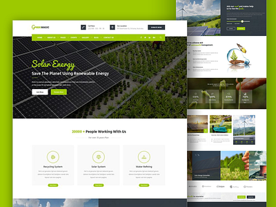 Solar Energy landing page