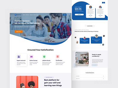 Study Together! · Elearning Landing Page