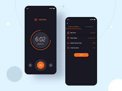 Voice Recorder App app clean design figma interface microphone mindinventory minimal play record record app trendy ui uidesign ux voice voice record