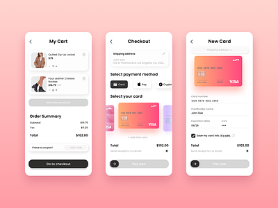 Daily UI 002 - Ecommerce Check Out app app design check out daily ui daily ui 002 ecommerce ecommerce app ecommerce check out graphic design ui ui ux ux
