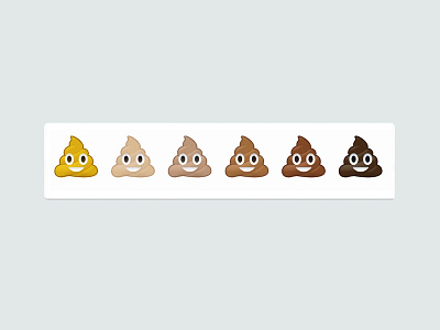POOP emoji face people poop racism whatsapp