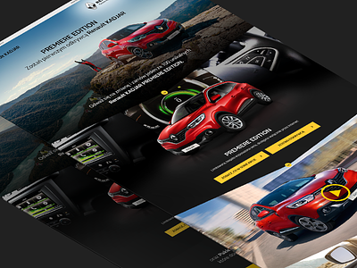 Renault KADJAR france kadjar landing page lp poland renault thevaro webdesign